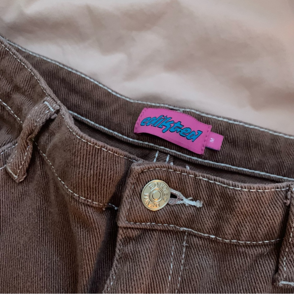 editked low rise carpenter jeans